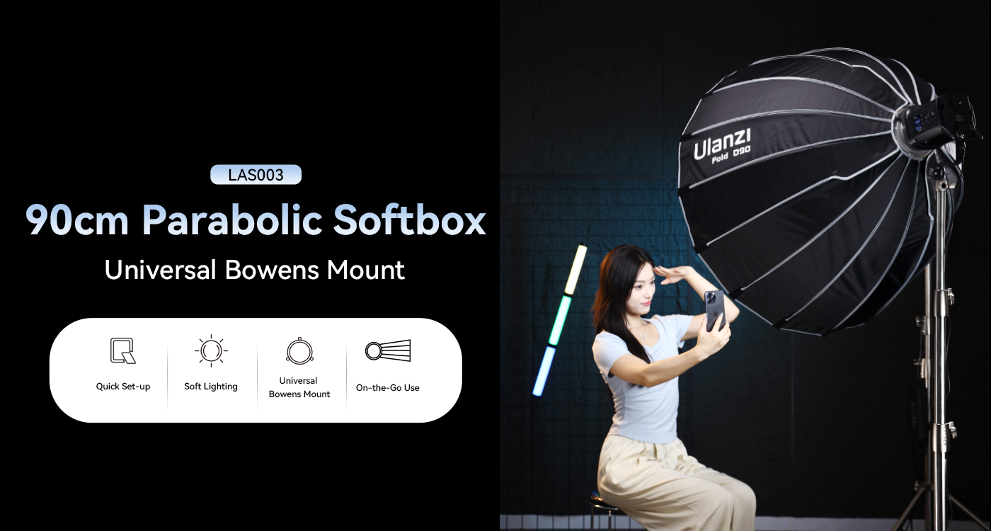 Ulanzi LAS003 Softbox Palabolic 90 cm. Bowen Mount