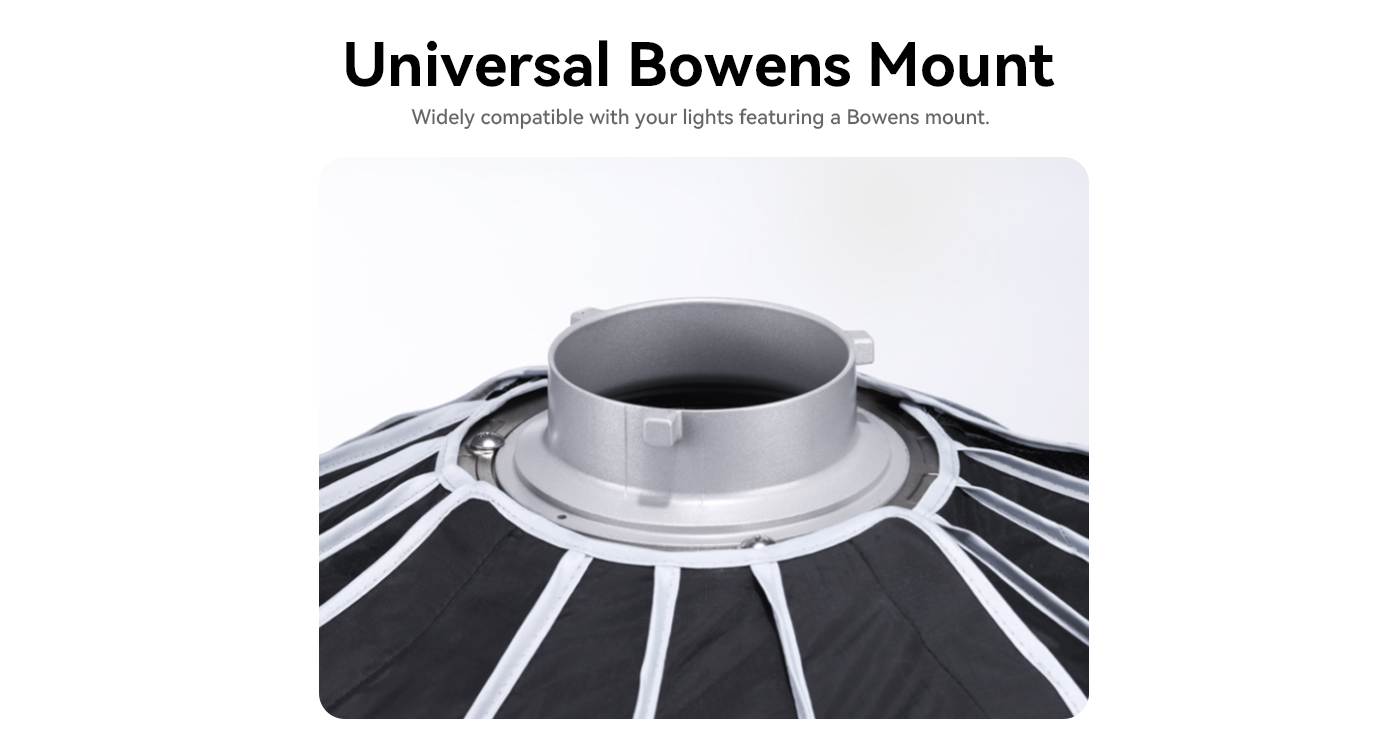Ulanzi LAS003 Softbox Palabolic 90 cm. Bowen Mount