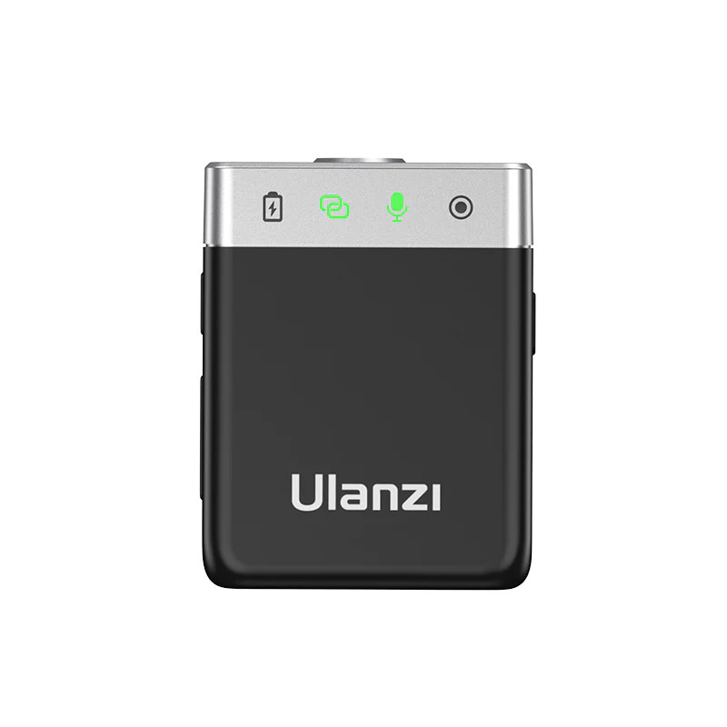 Ulanzi AM18 U-Mic Wireless Lavalier Microphone System ไมค์ไร้สาย สำหรับบันทึกเสียง แบบ 2 ไมค์ ตัวรับสัญญาณมีจอ Touch Screen