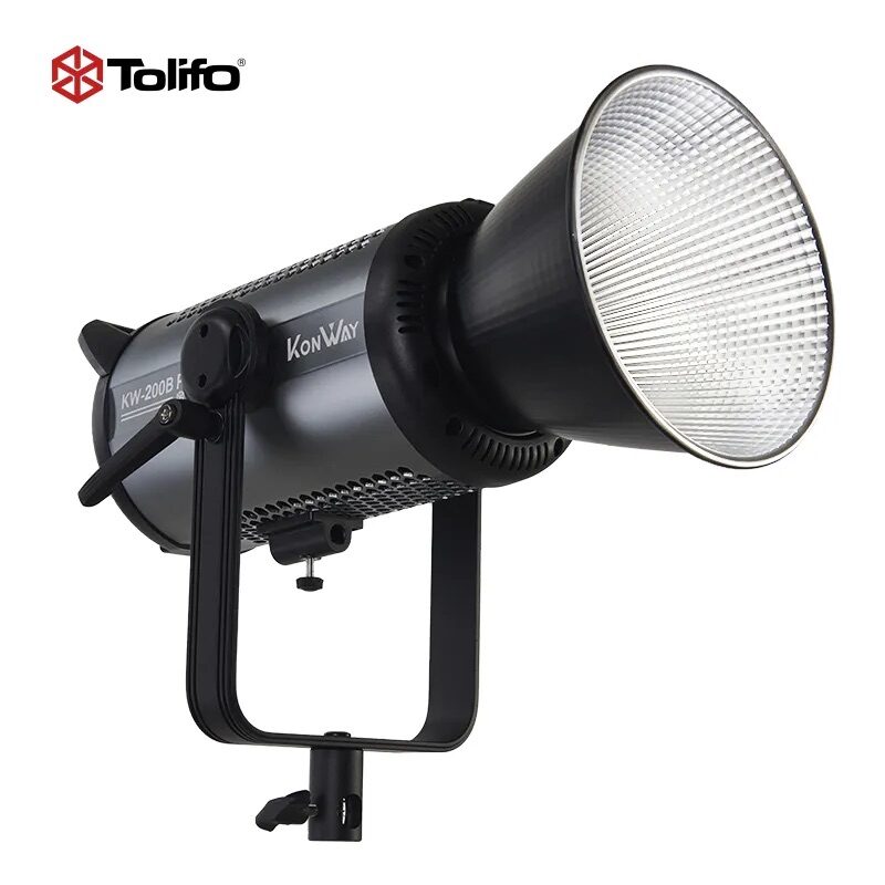 Tolifo kw 200b pro 200w bi color cob led video light
