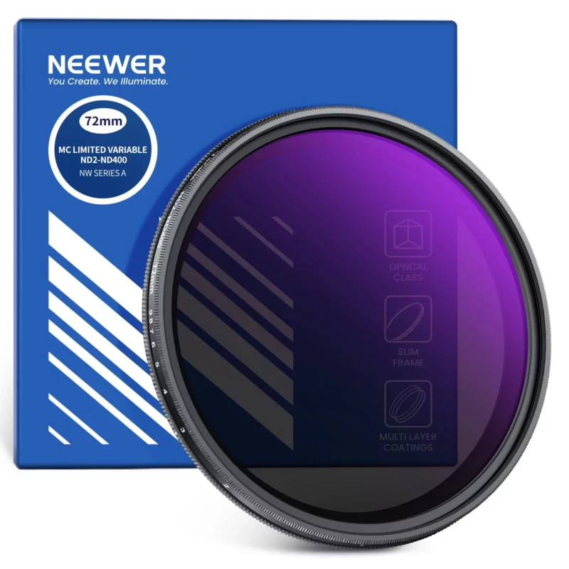 Neewer variable nd2 nd400 filter 82mm