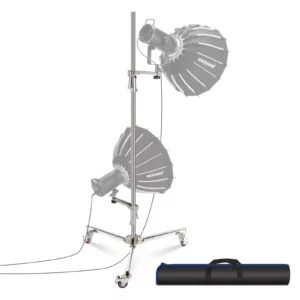 Neewer st198ss professional rolling light stand