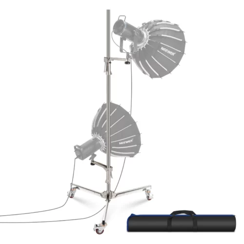 Neewer st198ss professional rolling light stand
