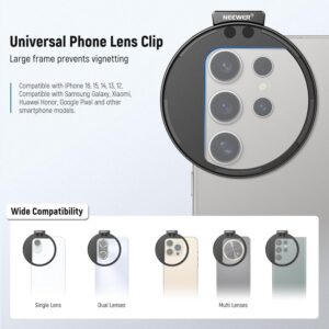 Neewer 67mm magnetic cpl filter with cold shoe phone clip ฟิลเตอร์แม่เหล็ก ฟิลเตอร์กล้อง 2