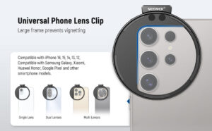 Neewer 67mm magnetic cpl filter with cold shoe phone clip ฟิลเตอร์แม่เหล็ก ฟิลเตอร์กล้อง 4