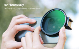 Neewer 67mm magnetic cpl filter with cold shoe phone clip ฟิลเตอร์แม่เหล็ก ฟิลเตอร์กล้อง 6
