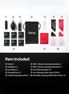 Ulanzi co72 10in1 camera cleaning kit ชุดทำความสะอาดกล้อง aps c (15)