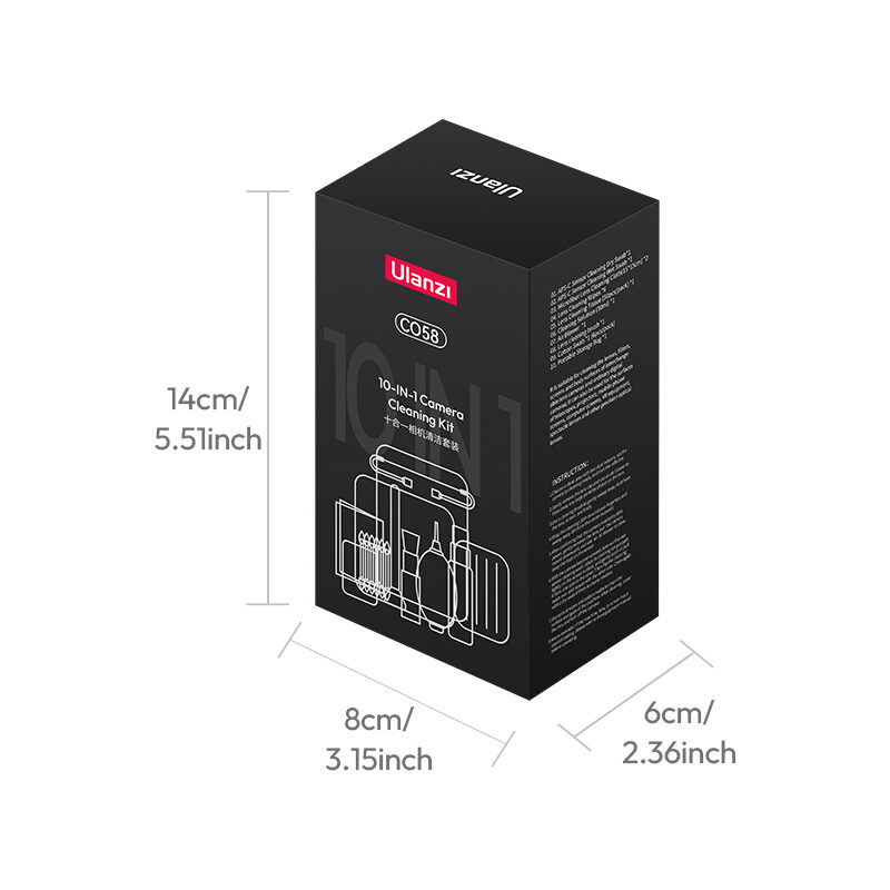 Ulanzi co72 10in1 camera cleaning kit ชุดทำความสะอาดกล้อง aps c 17