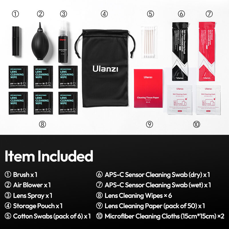 Ulanzi co72 10in1 camera cleaning kit ชุดทำความสะอาดกล้อง aps c 3