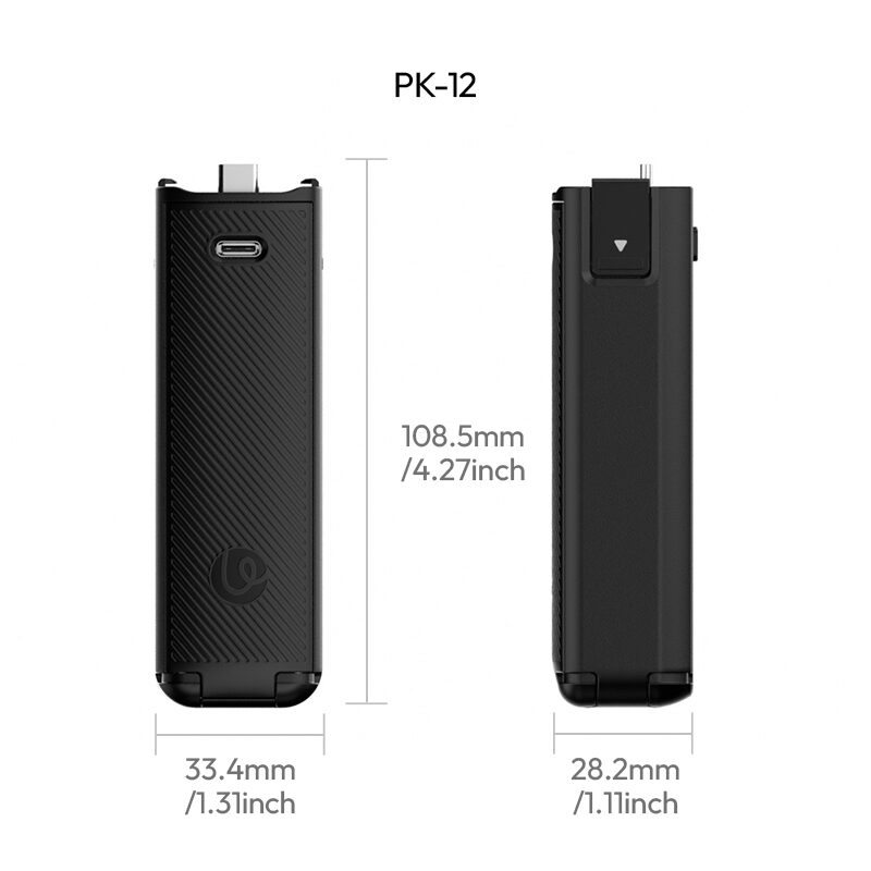 Ulanzi pk 12 pocket 3 mini quadpod battery handle อุปกรณ์เสริม 4in1 แบตเตอรี่ 4800mah พาวเวอร์แบงค์ ขาตั้งมินิ สำหรับ dji osmo pocket 3 16