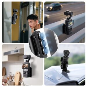 Ulanzi pk15 pocket 3 magnetic mount ขาตั้งแม่เหล็ก เคส สำหรับ dji pocket 3 4