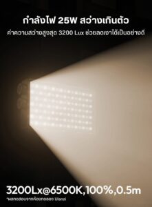 Ulanzi pl25 25w high power pocket light ไฟ led พกพาพลังสูง 25w ขนาดกะทัดรัดเท่าสมาร์ทโฟน (4)