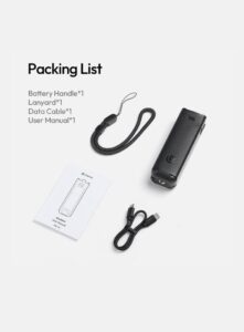Ulanzi pocket 3 mini quadpod battery handle pk 12 แบตสำรอง ด้ามจับ สำหรับ dji osmo pocket 3 (9)