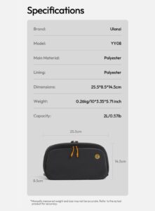 Ulanzi yy08 techlite sling bag กระเป๋าสะพายข้าง กระเป๋าอเนกประสงค์ ความจุ 2l (11)