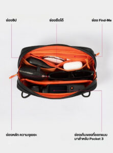 Ulanzi yy08 techlite sling bag กระเป๋าสะพายข้าง กระเป๋าอเนกประสงค์ ความจุ 2l (8)
