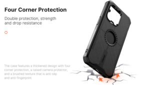Ulanzi O-Lock Quick-Release Phone Case for iPhone 14 Pro Max เคสโทรศัพท์ เคสไอโฟน ระบบแม่เหล็ก เคส MagSafe แรงยึด 12N