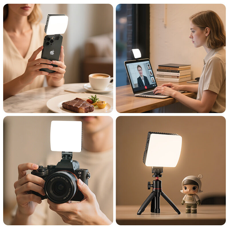 Ulanzi c10rgb pocket power 10w rgb video light ไฟ led rgb หนีบมือถือ ไฟเซลฟี่ ขนาดกะทัดรัด 10w 4