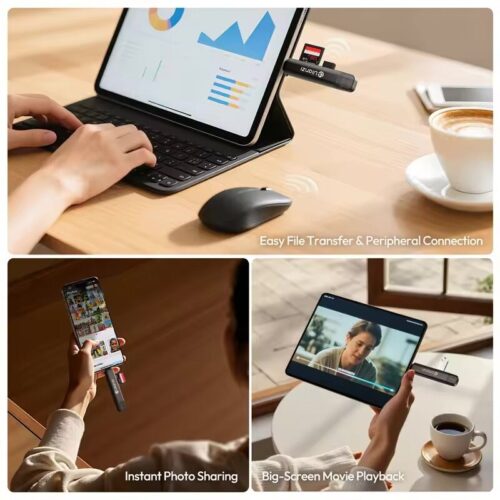 Ulanzi cr1 3 in 1 usb card reader ตัวอ่านการ์ด 6