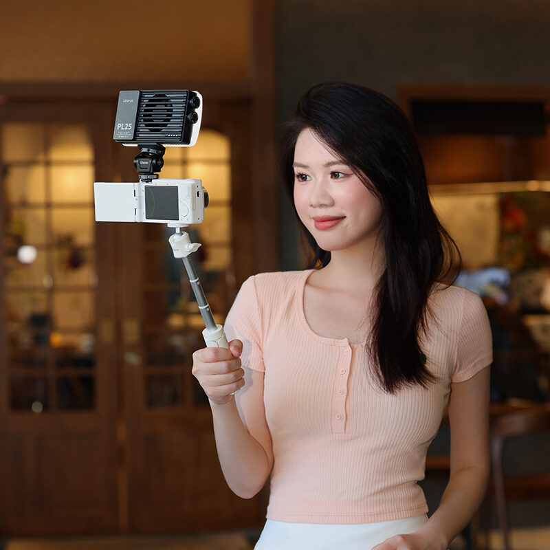 Ulanzi pl25 25w high power pocket light ไฟติดหัวกล้อง ไฟเซลฟี่ ไฟพกพา 6