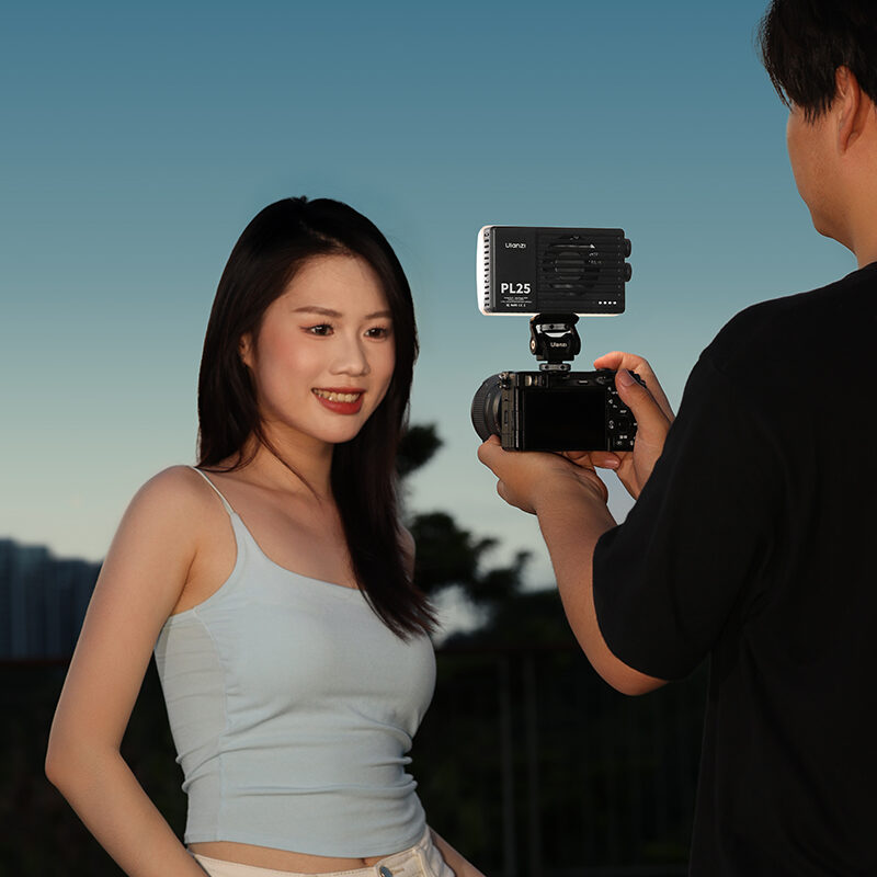 Ulanzi pl25 25w high power pocket light ไฟติดหัวกล้อง ไฟเซลฟี่ ไฟพกพา 7