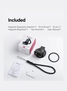 Ulanzi pm01 pocket 3 magnetic expansion adapter ตัวแปลงระบบแม่เหล็กอัจฉริยะ dji osmo pocket 3 อุปกรณ์สตูดิโอ magsafe (11)