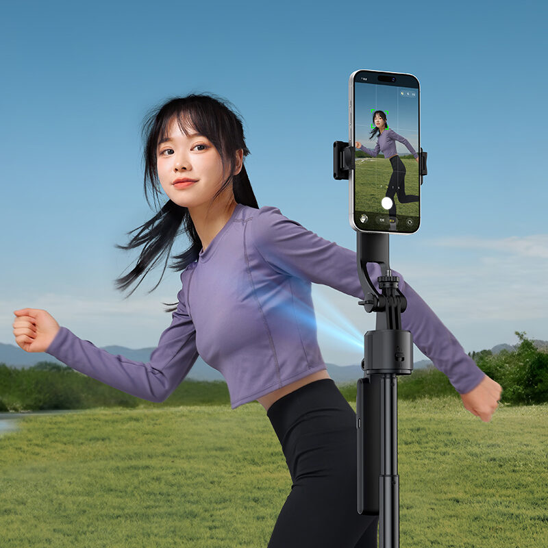 Ulanzi tt23 auto tracking selfie stick tripod ไม้เซลฟี่ ขาตั้งกล้อง ขาตั้งมือถืออัจฉริยะ พร้อมระบบติดตาม ai อัตโนมัติ 25
