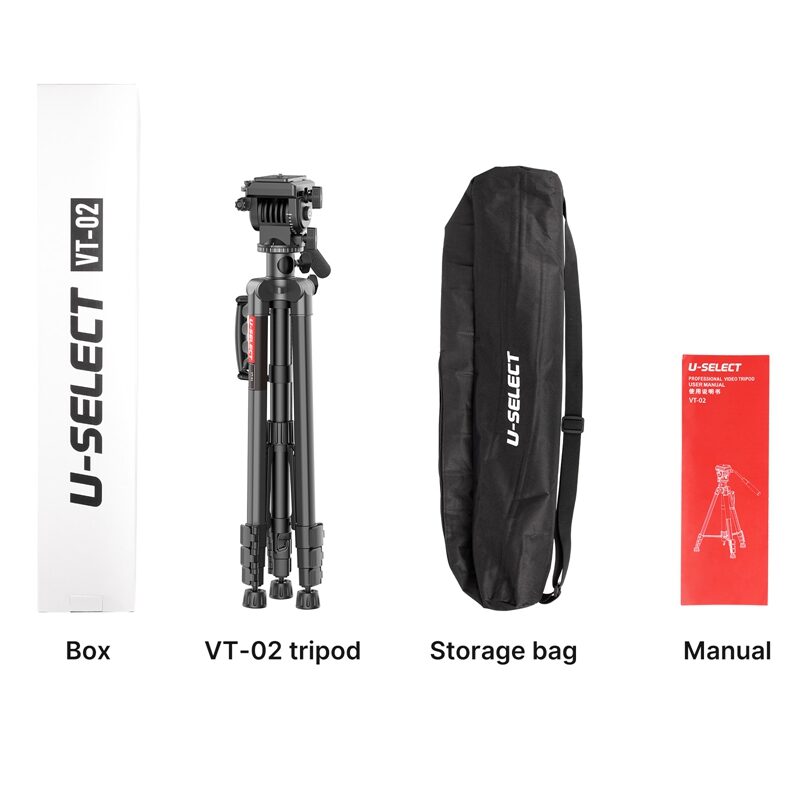 Ulanzi u select vt 02 lightweight portable camera tripod ขาตั้งกล้อง ขาตั้งพกพา 6