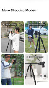 Ulanzi u select vt 02 lightweight portable camera tripod ขาตั้งกล้อง ขาตั้งพกพา 02