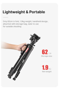 Ulanzi u select vt 02 lightweight portable camera tripod ขาตั้งกล้อง ขาตั้งพกพา 03