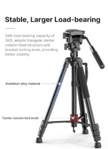 Ulanzi u select vt 02 lightweight portable camera tripod ขาตั้งกล้อง ขาตั้งพกพา 04
