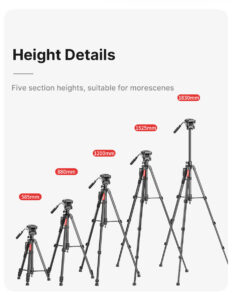 Ulanzi u select vt 02 lightweight portable camera tripod ขาตั้งกล้อง ขาตั้งพกพา 05