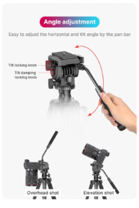 Ulanzi u select vt 02 lightweight portable camera tripod ขาตั้งกล้อง ขาตั้งพกพา 09