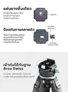 Falcam f38 multi hole quick release kit ชุดเพลทพร้อมฐานระบบปลดเร็ว สำหรับต่อกับ ขาตั้งกล้อง (5)