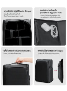 Ulanzi bc007 tactical camera backpack 28l กระเป๋าเป้ กระเป๋ากล้อง แทคติคอล ความจุ 28 ลิตร สำหรับช่างภาพมืออาชีพ 11