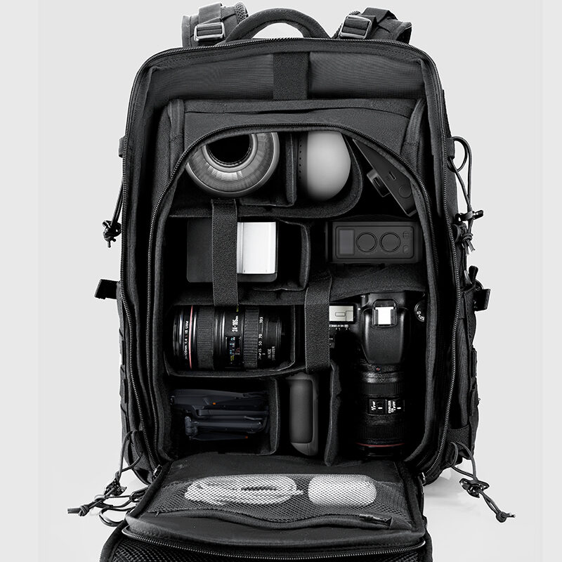 Ulanzi bc007 tactical camera backpack 28l กระเป๋าเป้ กระเป๋ากล้อง แทคติคอล ความจุ 28 ลิตร สำหรับช่างภาพมืออาชีพ 13