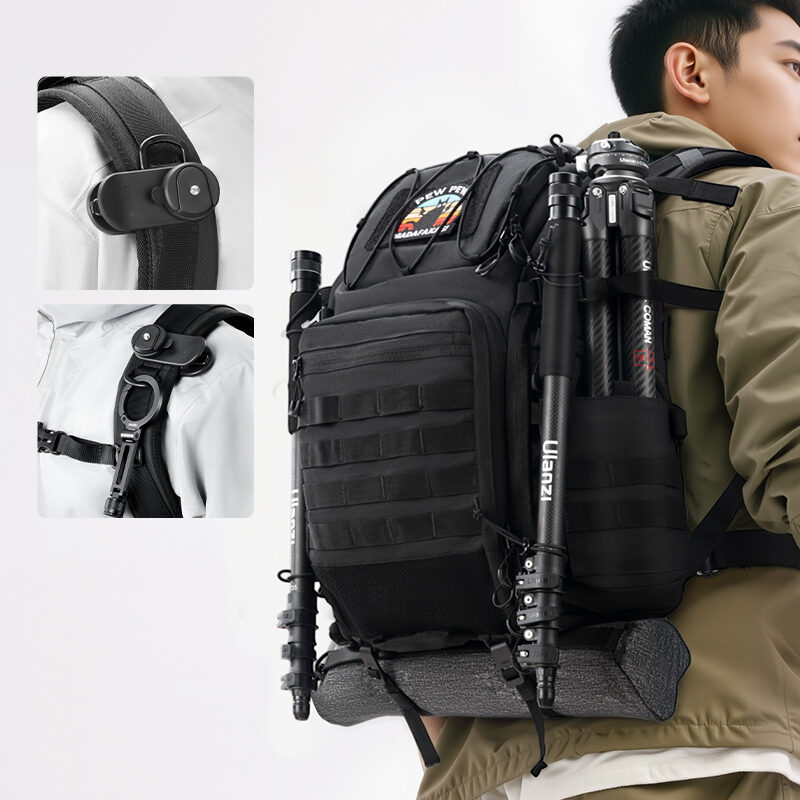 Ulanzi bc007 tactical camera backpack 28l กระเป๋าเป้ กระเป๋ากล้อง แทคติคอล ความจุ 28 ลิตร สำหรับช่างภาพมืออาชีพ 16
