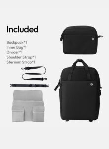 Ulanzi f08 lightweight travel backpack กระเป๋าเป้ กระเป๋ากล้อง กระเป๋าเดินทาง กระเป๋าสะพาย จุได้ 20l (13)