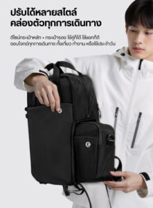 Ulanzi f08 lightweight travel backpack กระเป๋าเป้ กระเป๋ากล้อง กระเป๋าเดินทาง กระเป๋าสะพาย จุได้ 20l (4)