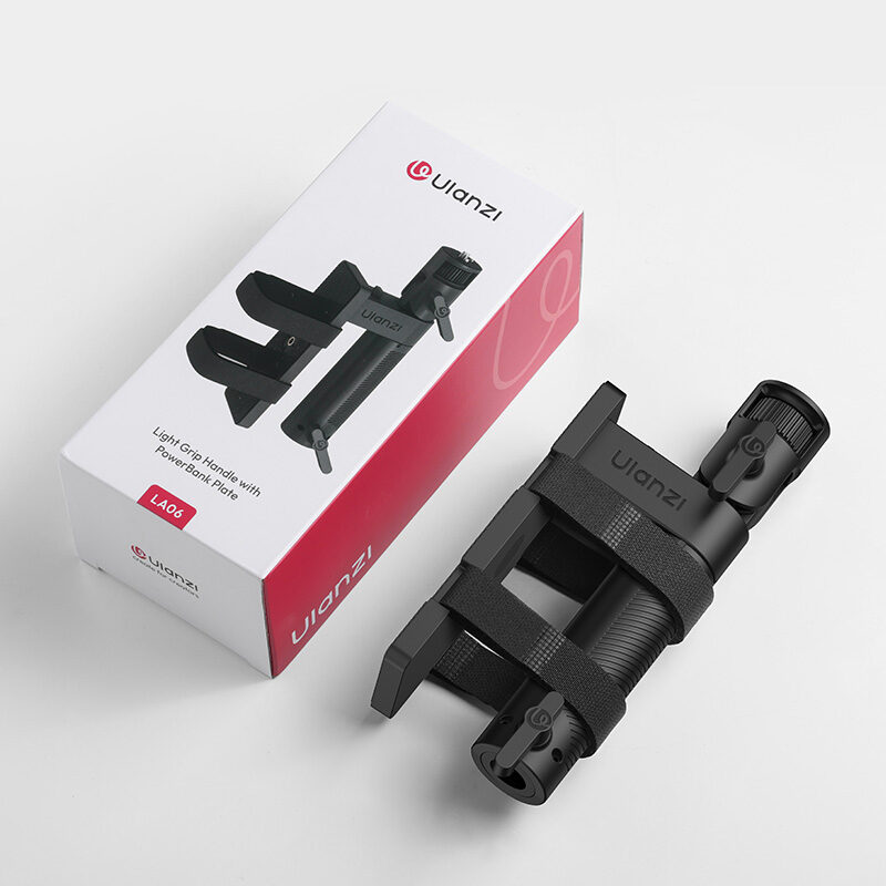 Ulanzi la06 light handle grip with power mount ด้ามจับไฟ led พร้อมฐานใส่พาวเวอร์แบงค์ แบตสำรอง อเนกประสงค์ 15