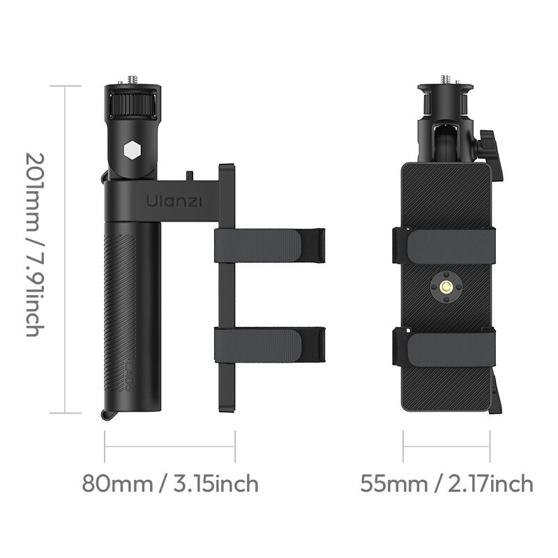 Ulanzi la06 light handle grip with power mount ด้ามจับไฟ led พร้อมฐานใส่พาวเวอร์แบงค์ แบตสำรอง อเนกประสงค์ 16
