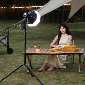 Ulanzi la06 light handle grip with power mount ด้ามจับไฟ led พร้อมฐานใส่พาวเวอร์แบงค์ แบตสำรอง อเนกประสงค์ 8