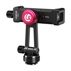 Ulanzi ma61 quickclip phone clamp with cold shoe mount หัวจับมือถือ ระดับมืออาชีพ พร้อมระบบ quick adjust และ cold shoe mount.1
