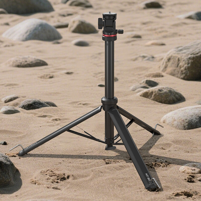Ulanzi mt 80 auto open tripod ขาตั้งกล้อง กางอัตโนมัติ ขาตั้งมือถือ ไม้เซลฟี่ ขาตั้ง 2 เมตร 25