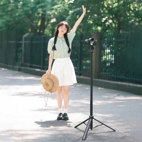 Ulanzi mt 80 auto open tripod ขาตั้งกล้อง กางอัตโนมัติ ขาตั้งมือถือ ไม้เซลฟี่ ขาตั้ง 2 เมตร 27