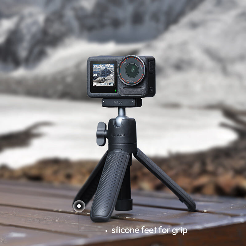 Ulanzi mt66 clipmate tripod with action connector ขาตั้งกล้อง อเนกประสงค์ 3in1 พร้อม dji action 5 pro mount และ velcro strap 4