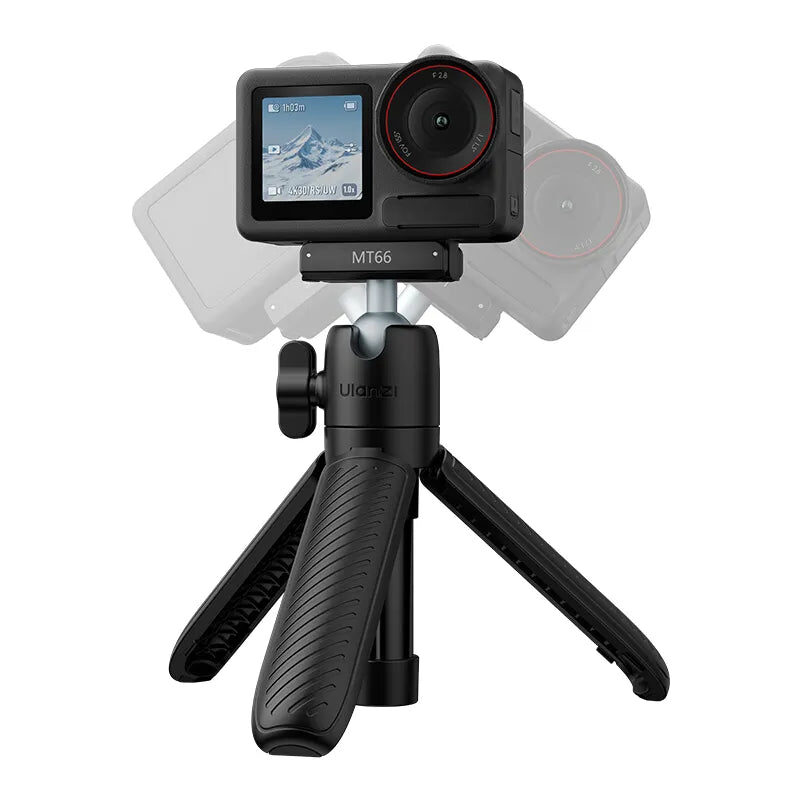 Ulanzi mt66 clipmate tripod with action connector ขาตั้งกล้อง อเนกประสงค์ 3in1 พร้อม dji action 5 pro mount และ velcro strap 7