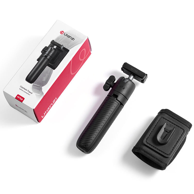 Ulanzi mt66 clipmate tripod with action connector ขาตั้งกล้อง อเนกประสงค์ 3in1 พร้อม dji action 5 pro mount และ velcro strap 8