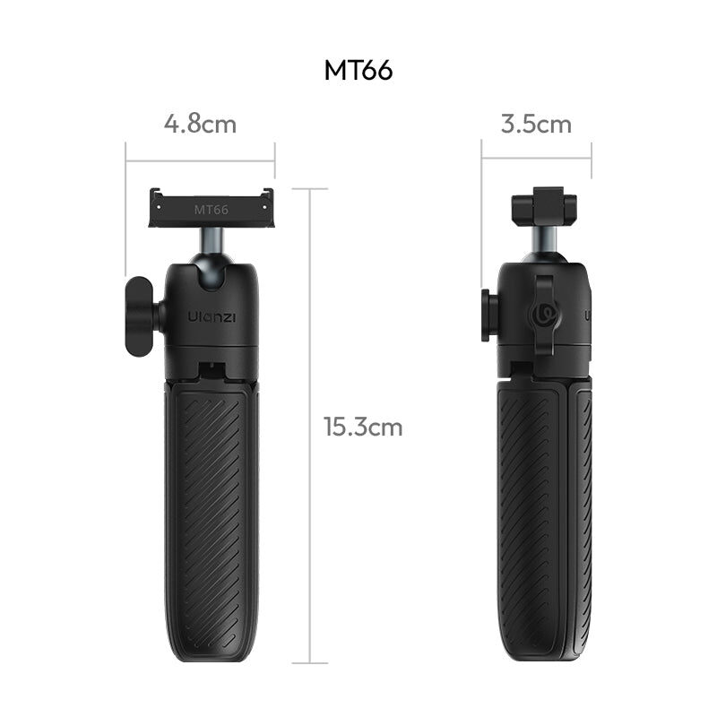 Ulanzi mt66 clipmate tripod with action connector ขาตั้งกล้อง อเนกประสงค์ 3in1 พร้อม dji action 5 pro mount และ velcro strap 9