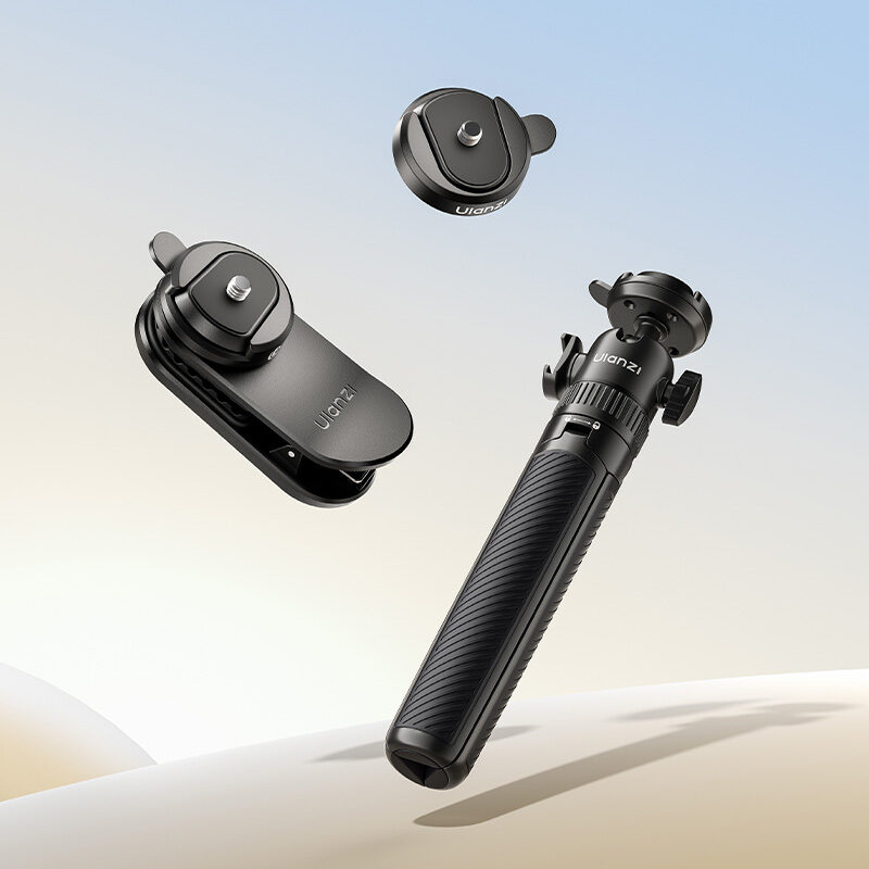 Ulanzi mt90 cka quick release tripod ขาตั้งกล้อง 2in1 ขาตั้งมือถือ น้ำหนักเบา 189g พร้อมไม้เซลฟี่ รองรับ 1.5kg 17