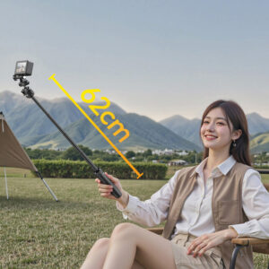 Ulanzi mt90 cka quick release tripod ขาตั้งกล้อง 2in1 ขาตั้งมือถือ น้ำหนักเบา 189g พร้อมไม้เซลฟี่ รองรับ 1.5kg 6